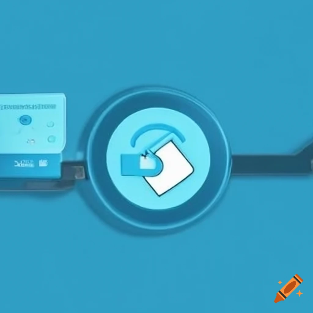 light blue bill for online store