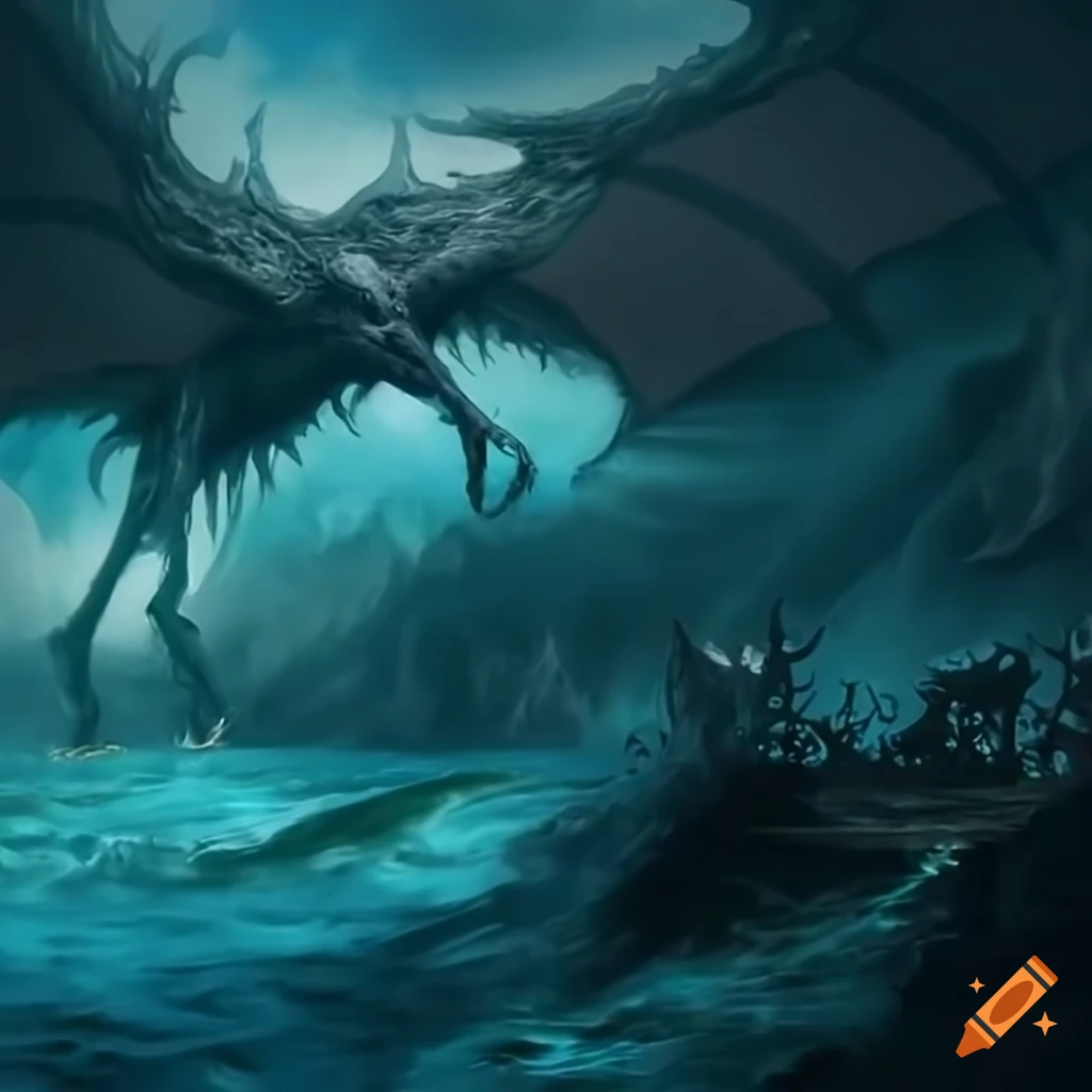 Illustration Of Monster Emerging From The Sea On Craiyon illustration-of-monster-emerging-from-the-sea-on-craiyon