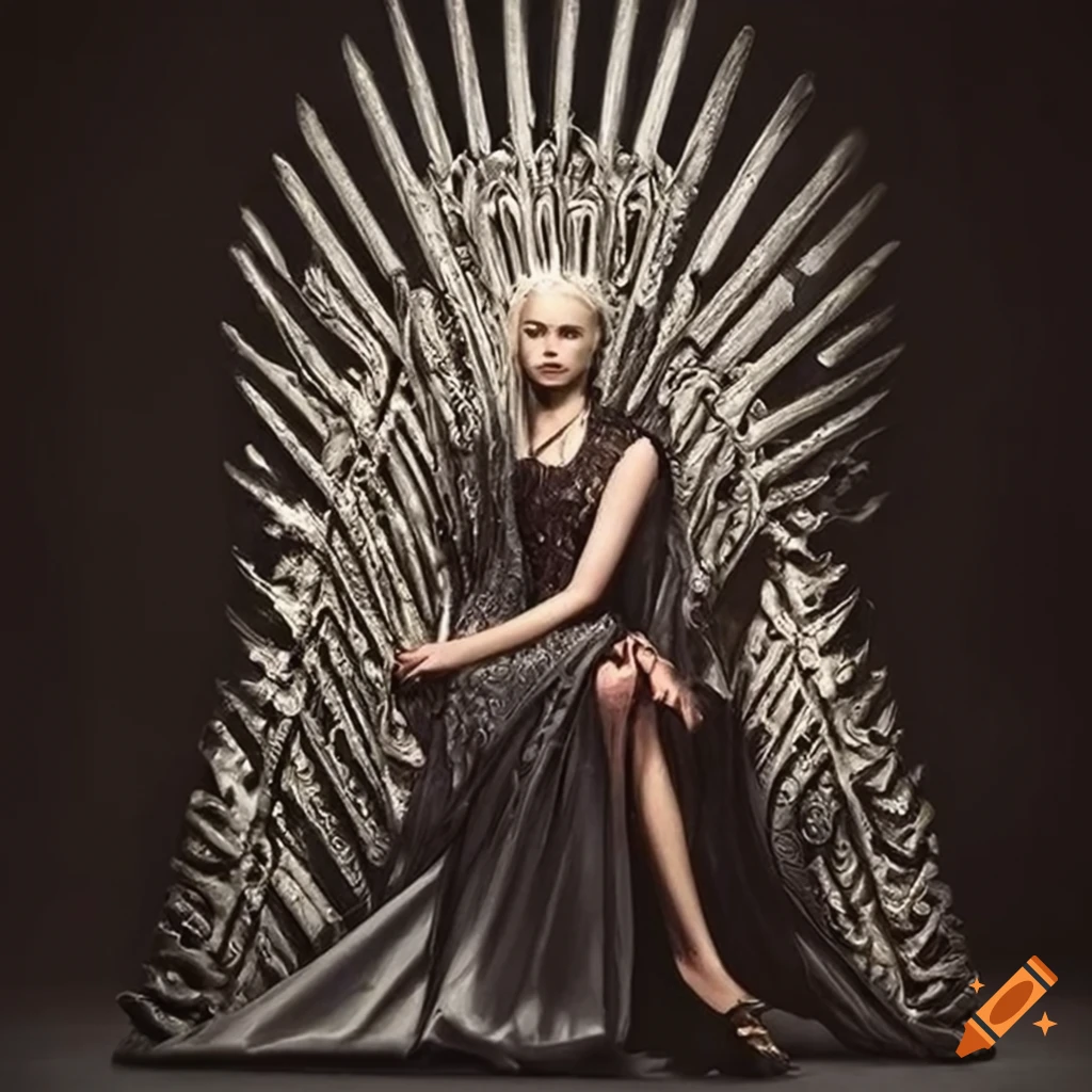 Targaryen on the iron throne