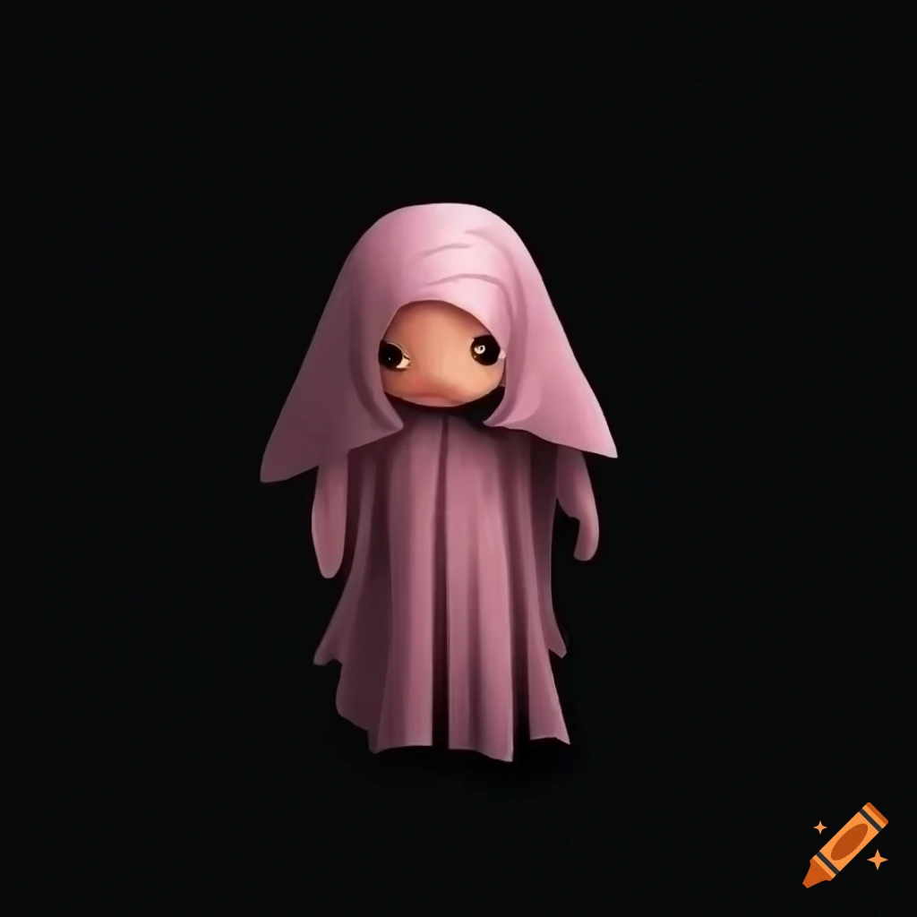 2D dream creatures wearing cloaks
