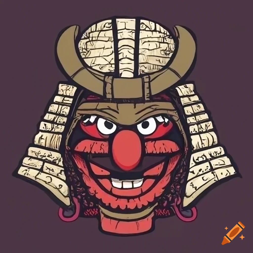 image of a muppet dressed as a samurai