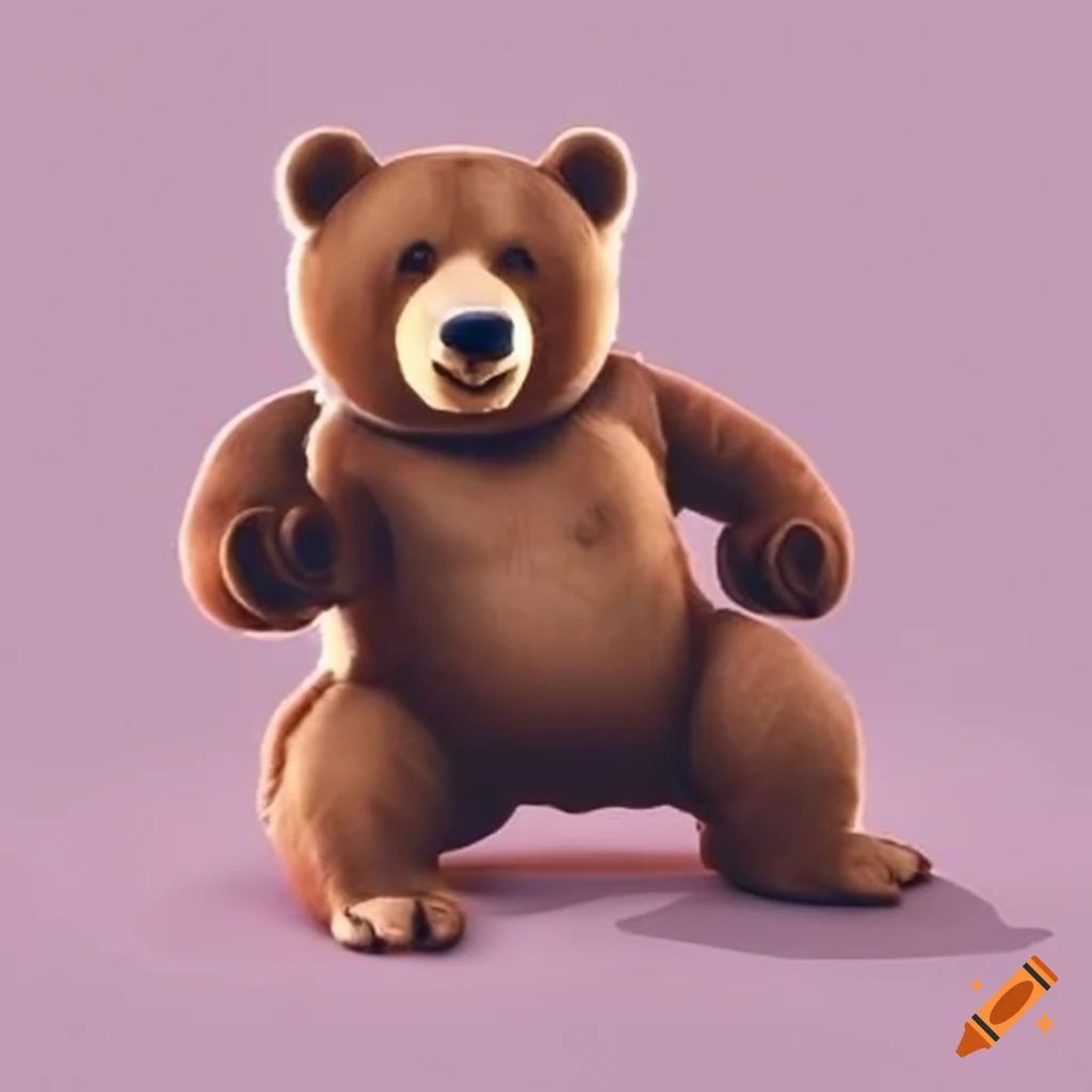 bear with a mobile phone