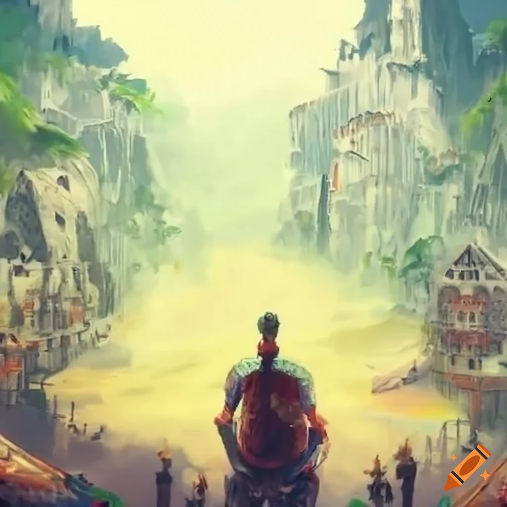 Creative open world game concept on craiyon