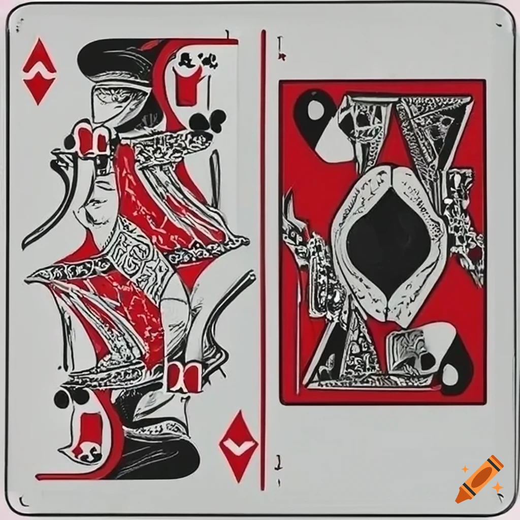 Magician holding a playing card on Craiyon