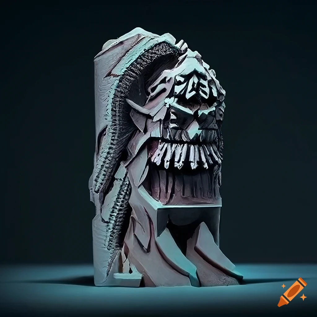 Detailed sculpture inspired by zelda game on Craiyon