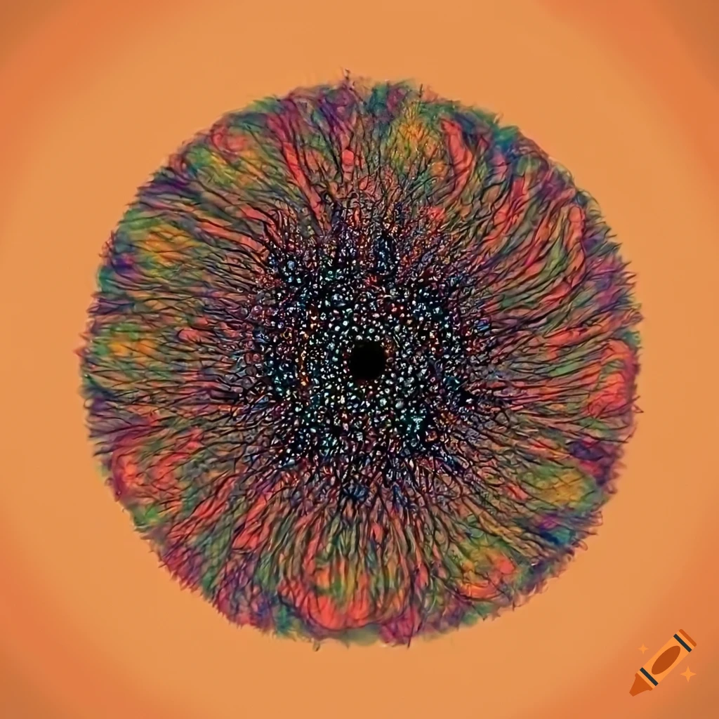 Cluster visualization of data science on craiyon