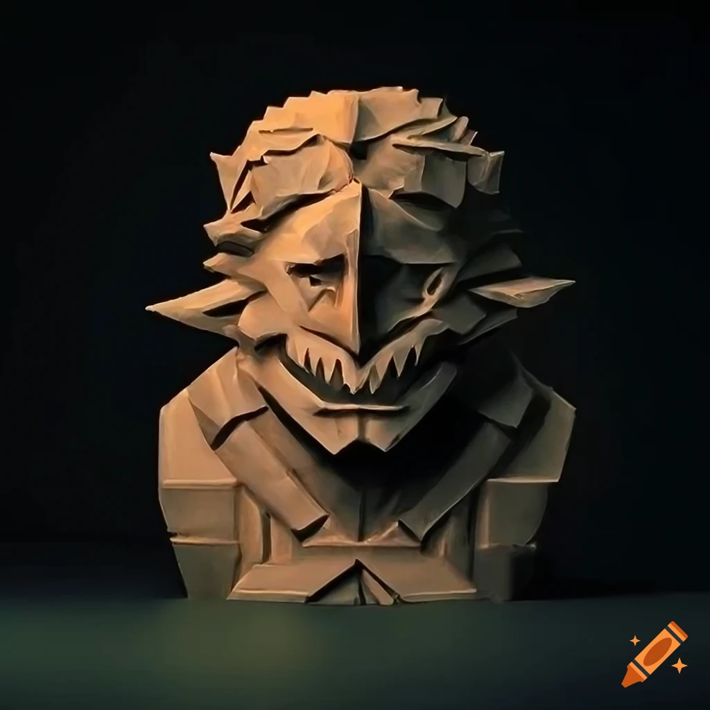 detailed sculpture inspired by Zelda game