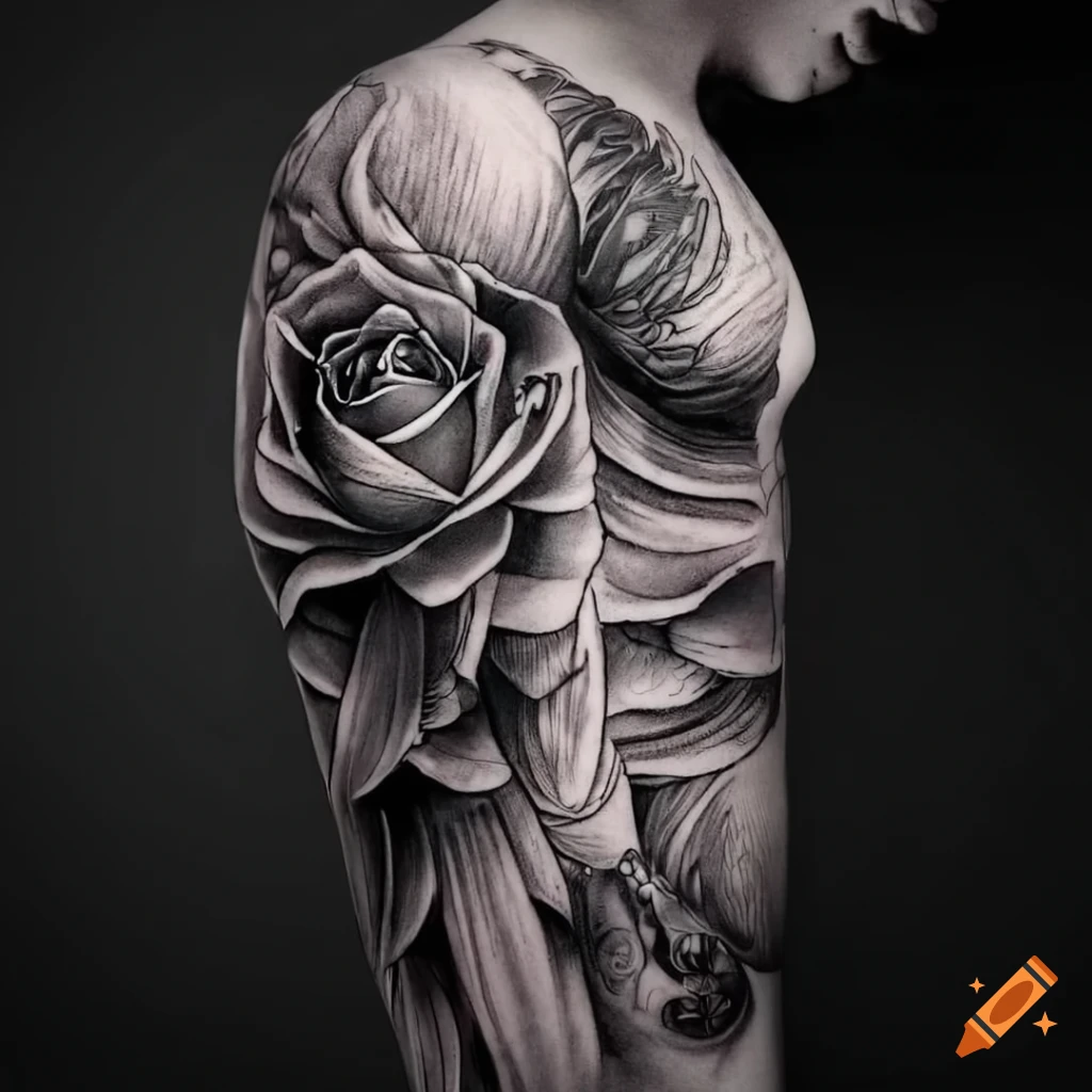 Pin by Daniel Russo on ARTE CON LAPIZ | Flower tattoo drawings, Rose  drawing tattoo, Tattoo design drawings