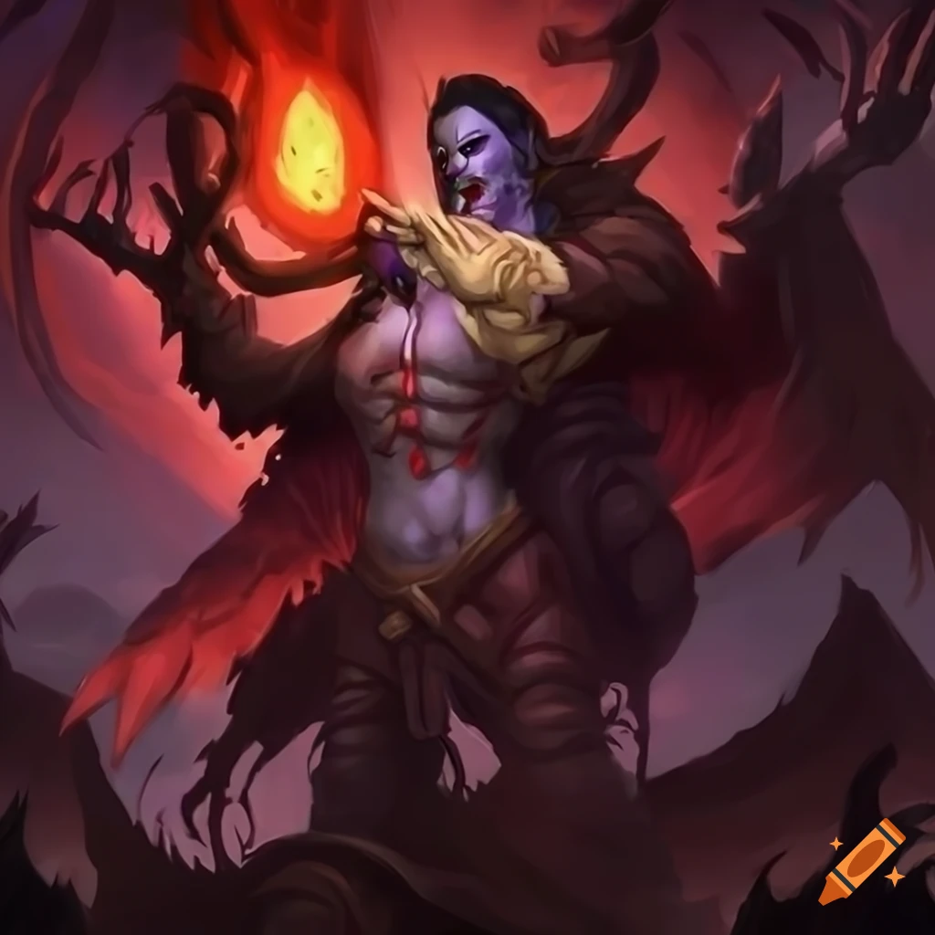vampire artwork from Hearthstone
