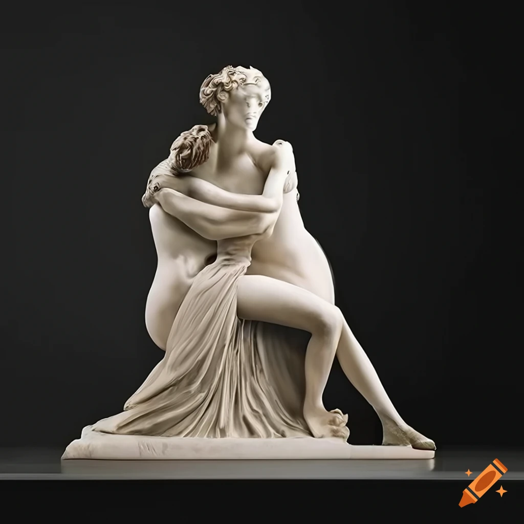 photograph of Antonio Canova sculptures