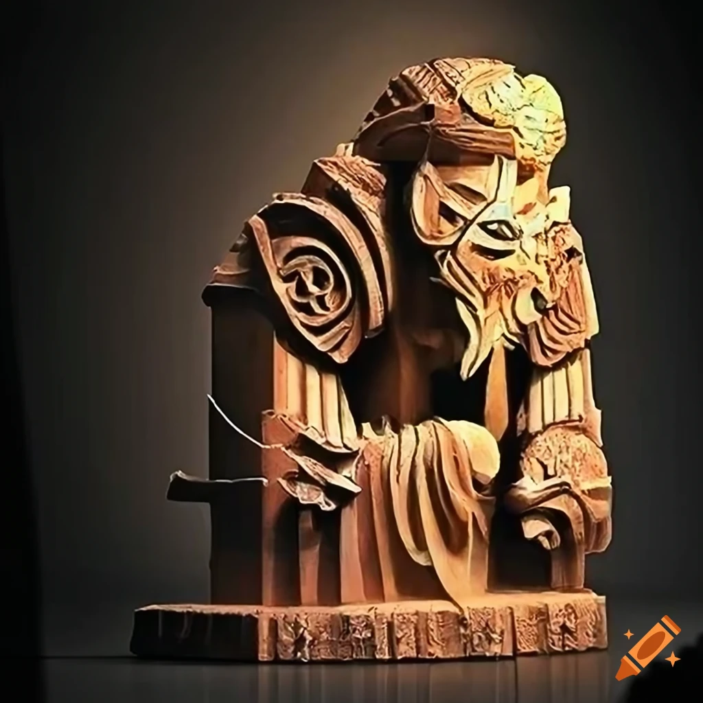 Detailed sculpture inspired by zelda game