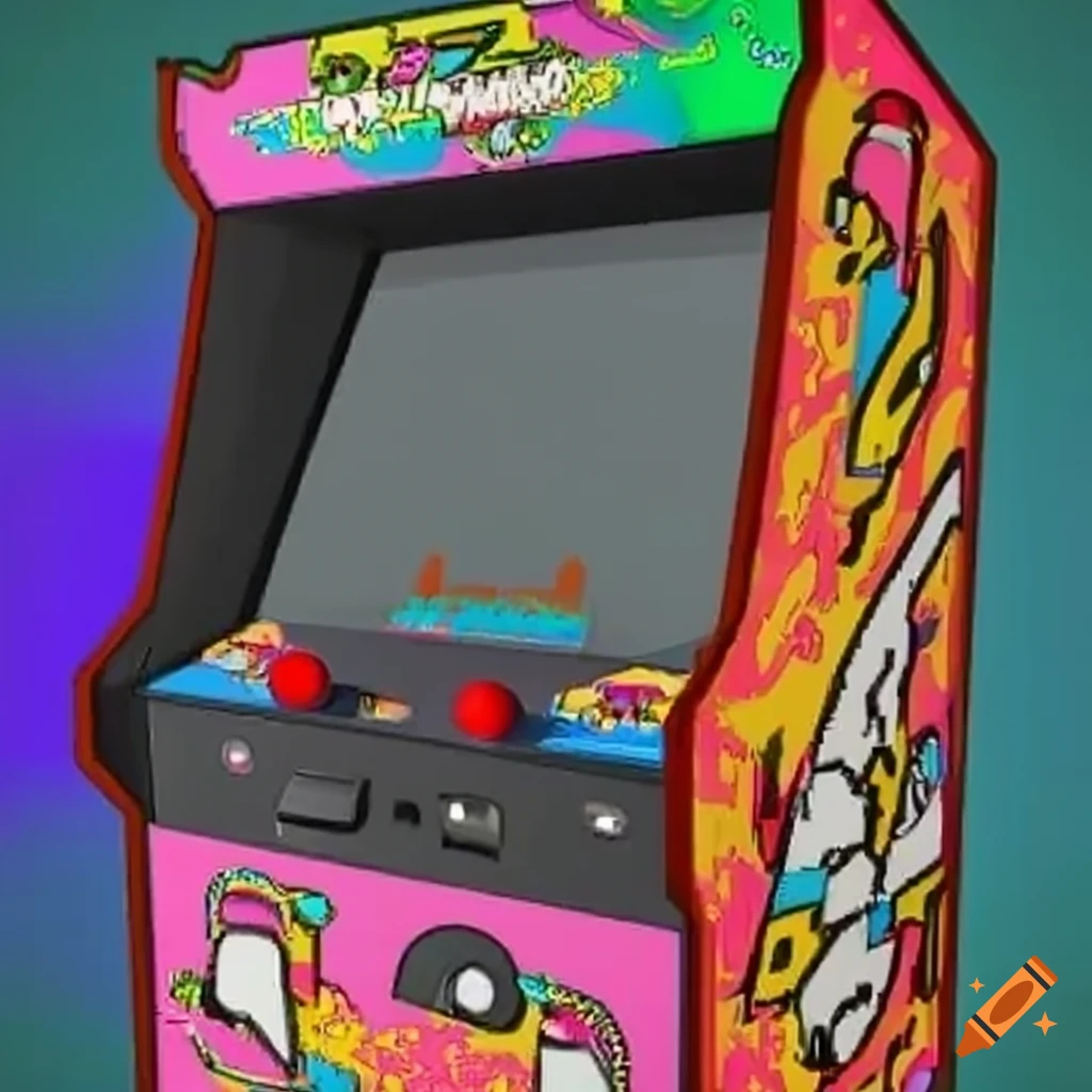 Arcadestyle adventure on Craiyon