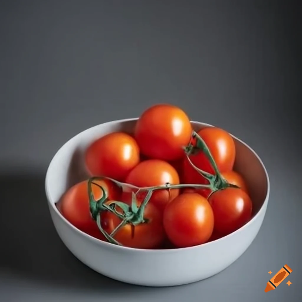 Bowl of fresh tomatoes