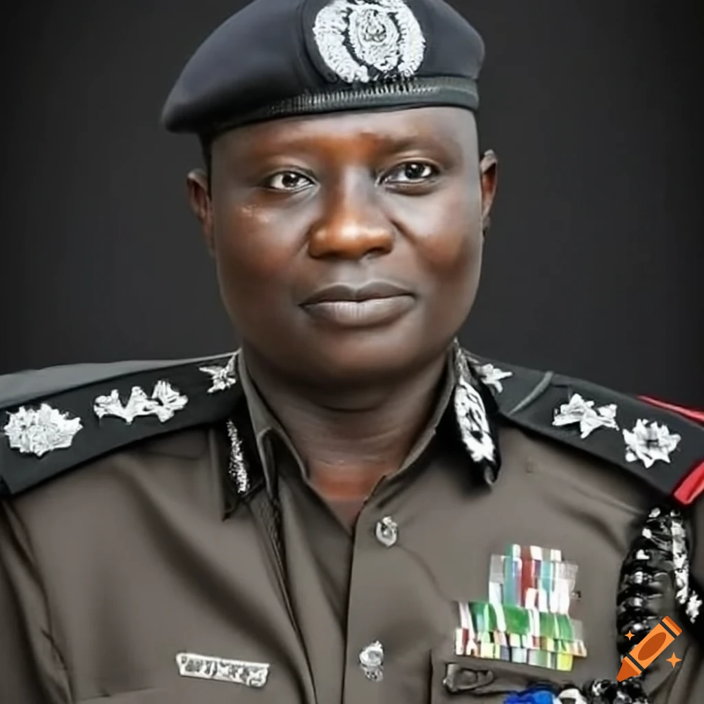 Portrait of mohammed dikko abubakar, nigerian policeman on Craiyon