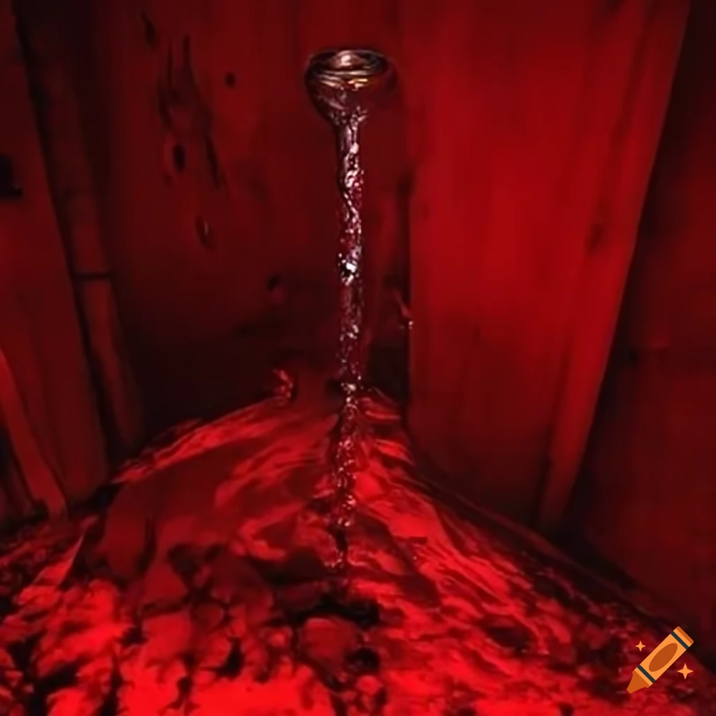 red liquid in a vibrant and striking color