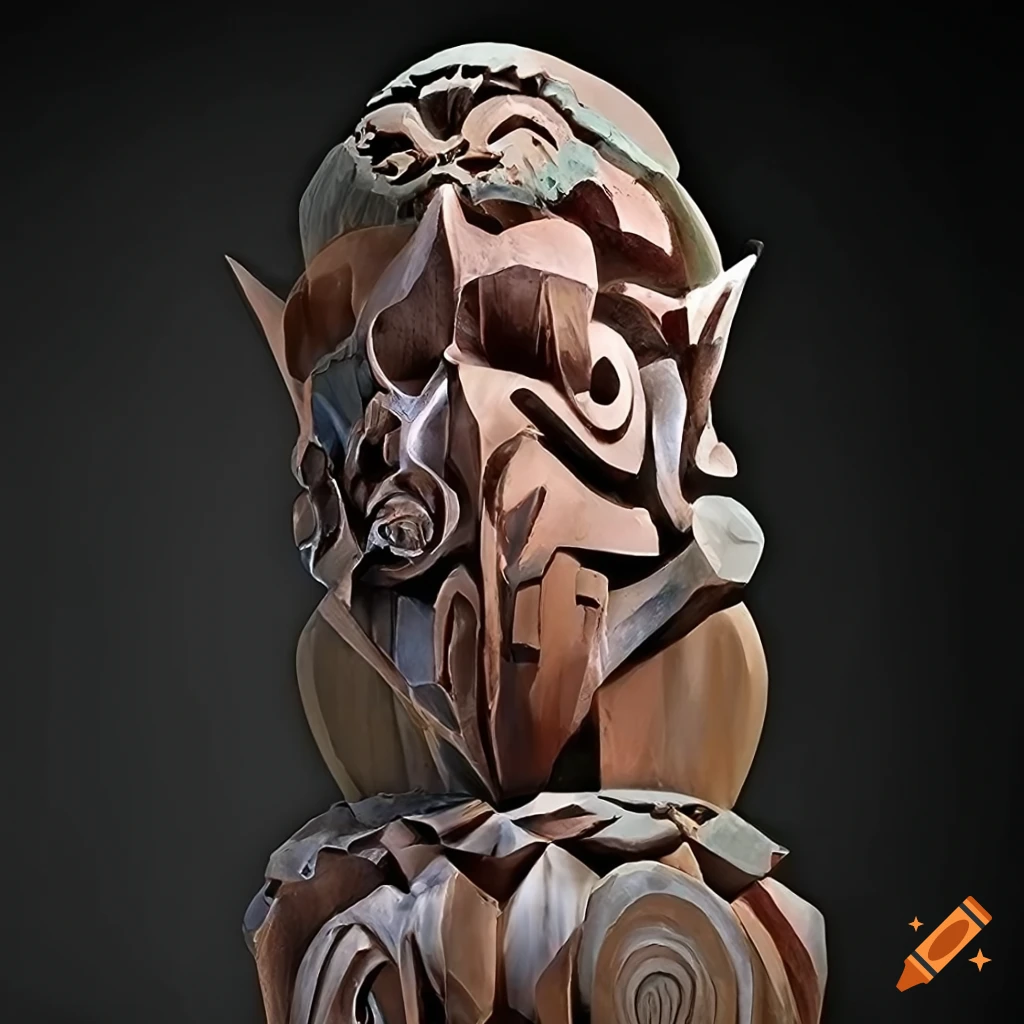 Zelda game sculpture with stunning details on Craiyon