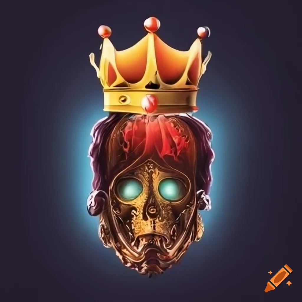 logo with a king's crown