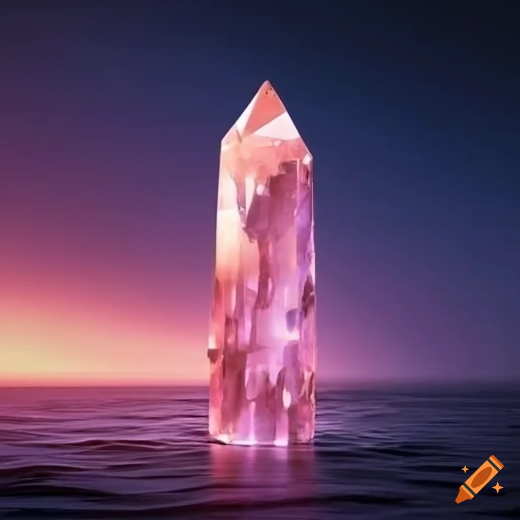 Extraterrestrial crystal tower