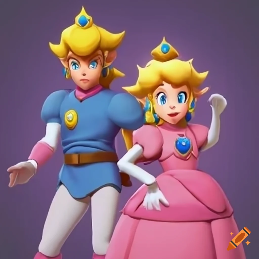 the time Luigi rizzed Peach #mario #luigi #peach #peaches #princesspea