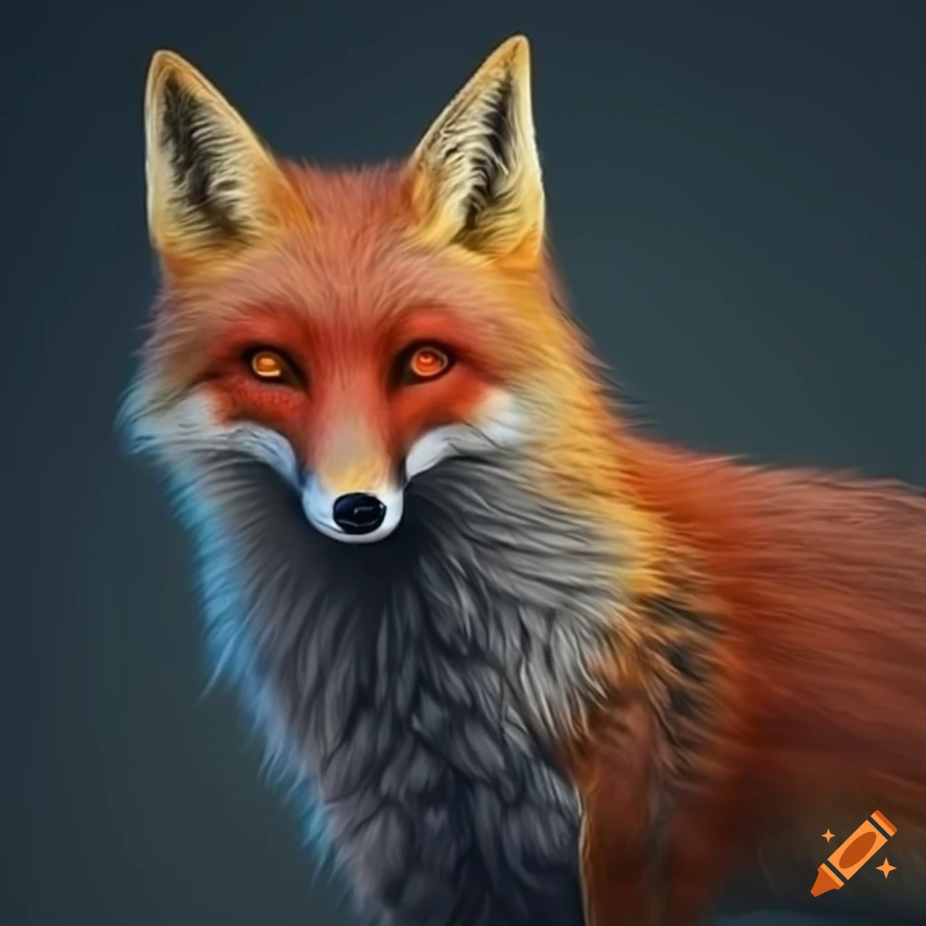Ancient fox on Craiyon