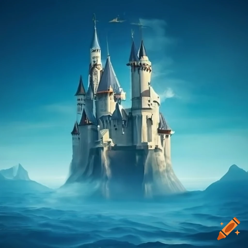 Ultra realistic Floating Castle On Craiyon