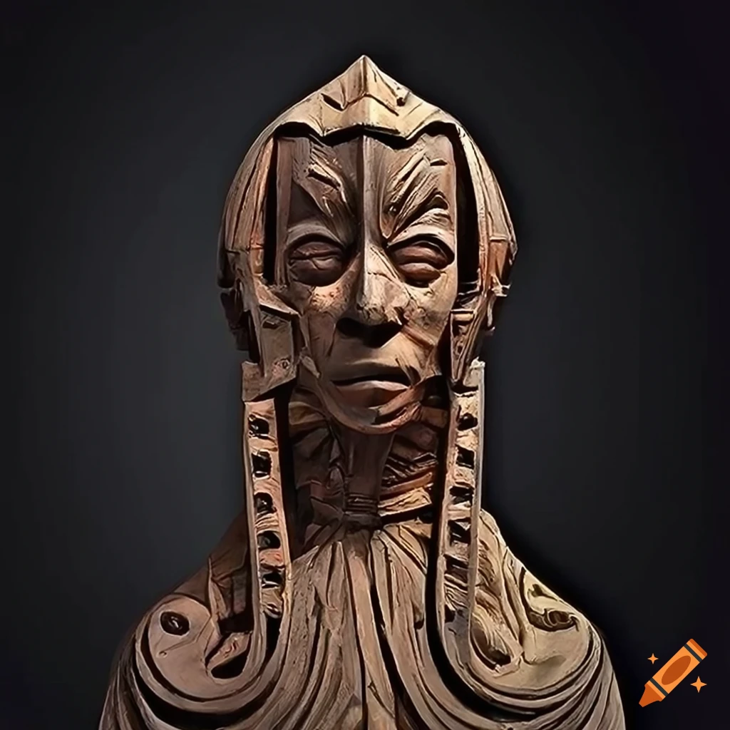 Detailed architectural sculpture in highdefinition on Craiyon