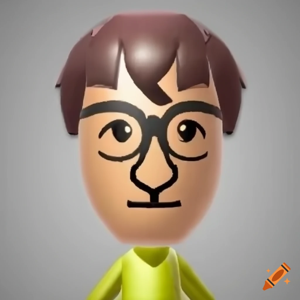 Mii characters in a video game