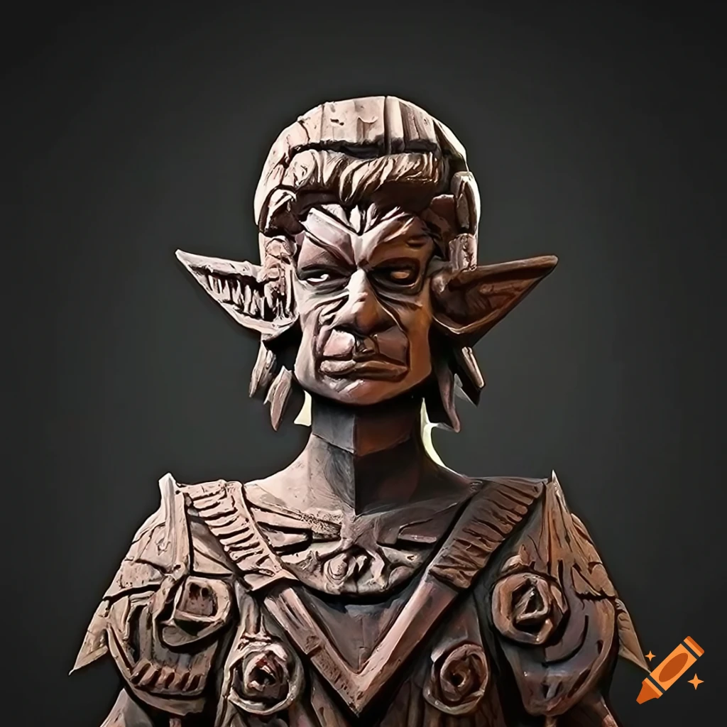 Detailed sculpture inspired by zelda game on Craiyon