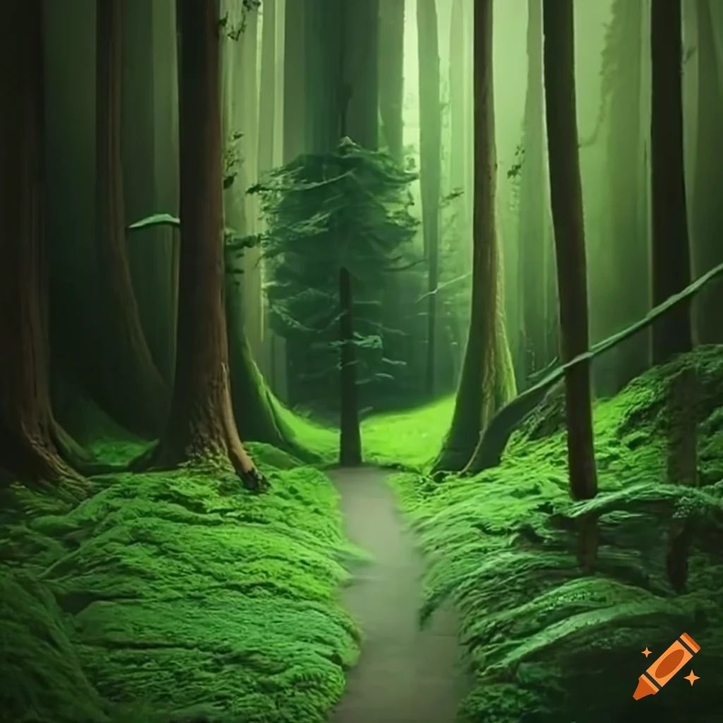 picture of the Koroki forest