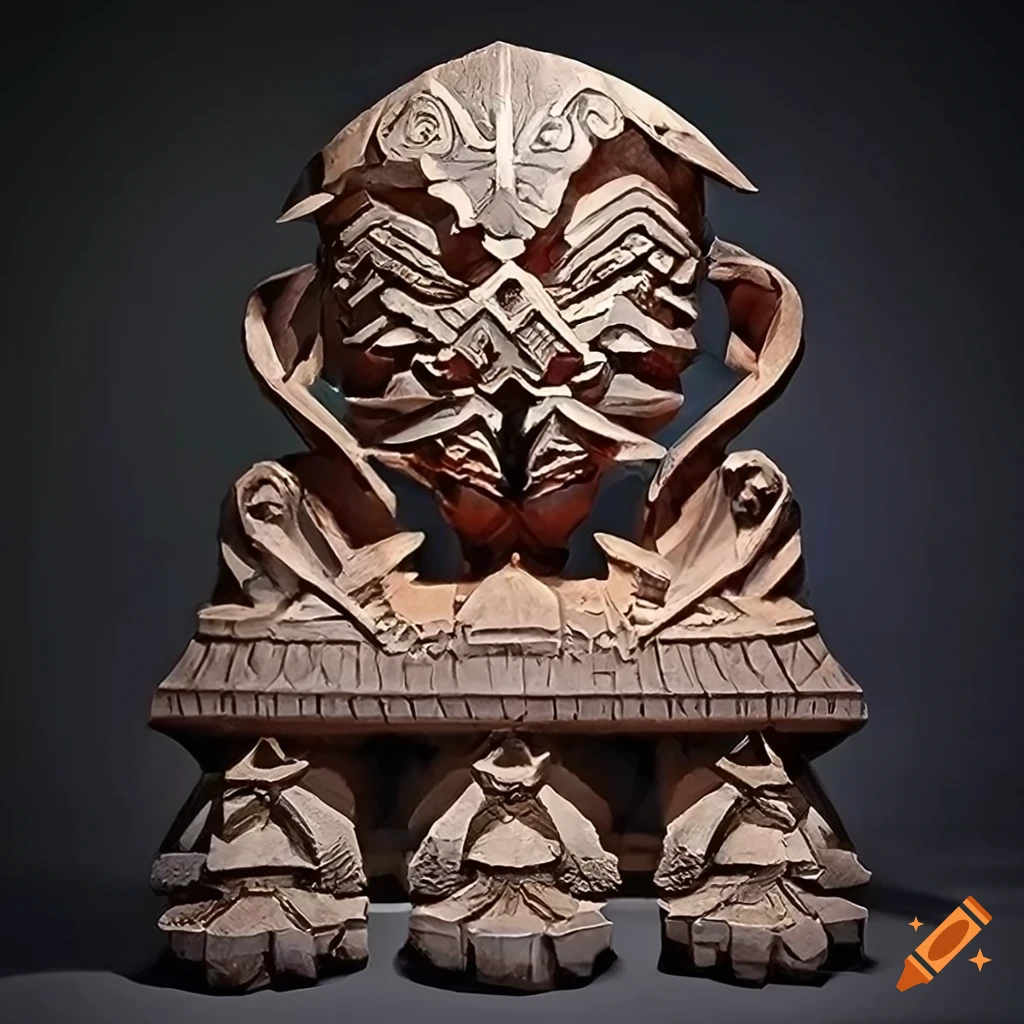 Masterfully carved zelda game sculpture on Craiyon