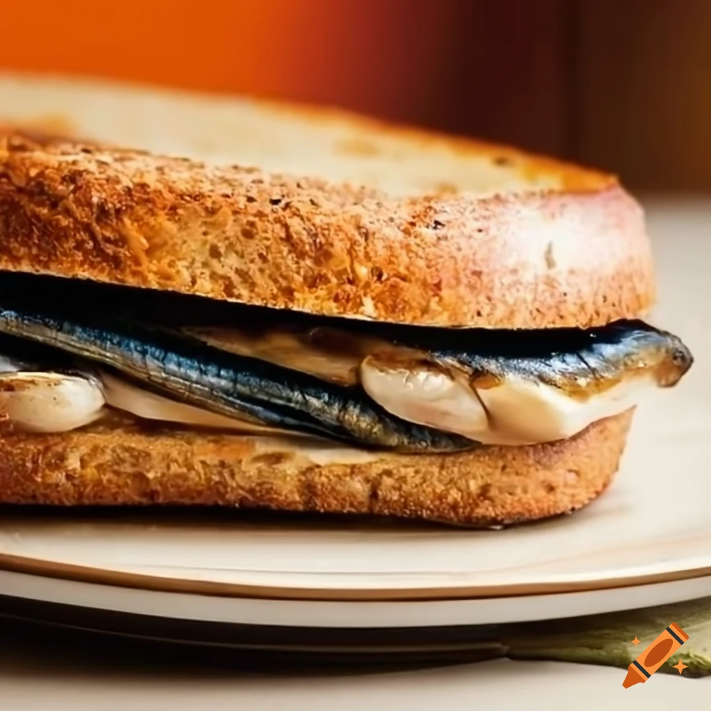 delicious sardine sandwich