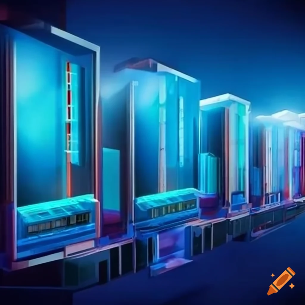 Lan servers networking setup on Craiyon