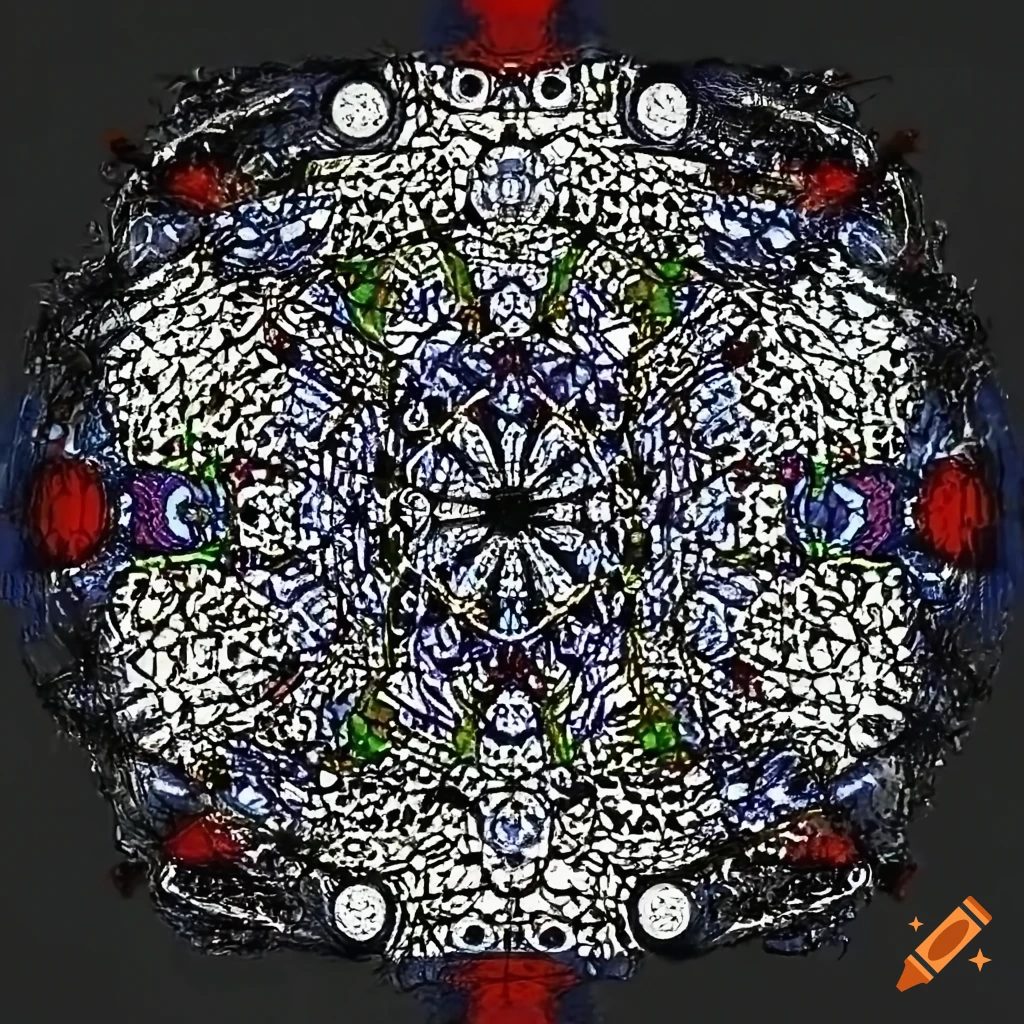 abstract complex network of lines