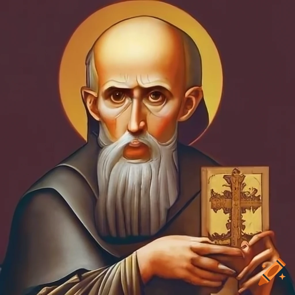 Image of saint benedict on Craiyon