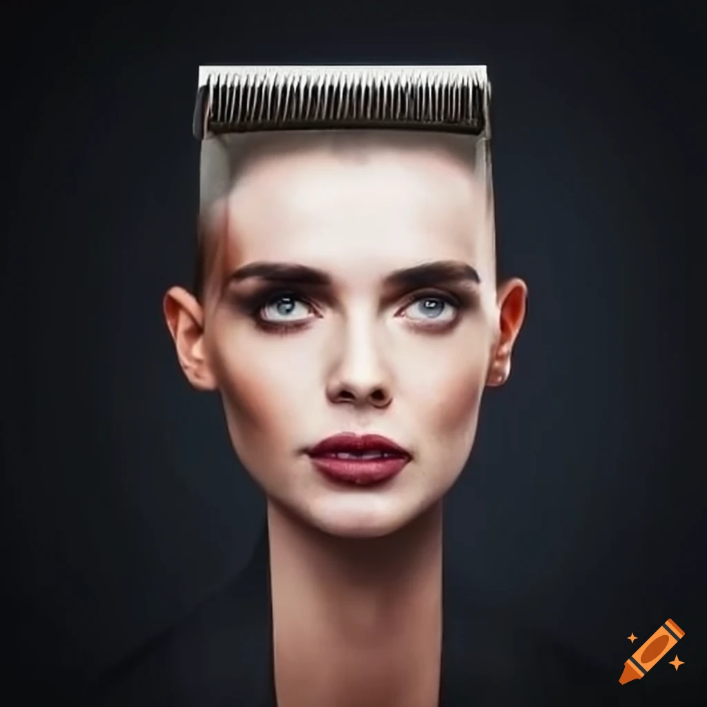 hair clipper grooming a face