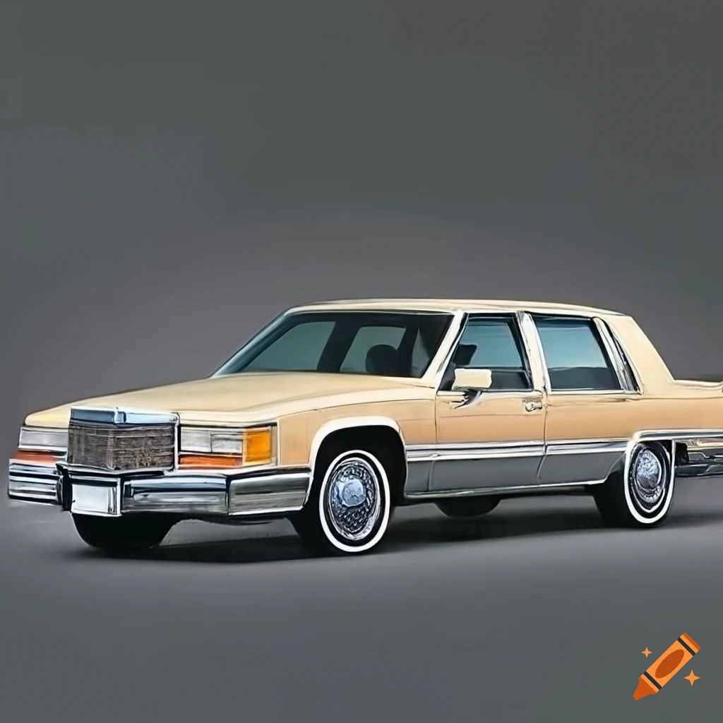 cream colored vintage Cadillac Fleetwood sedan