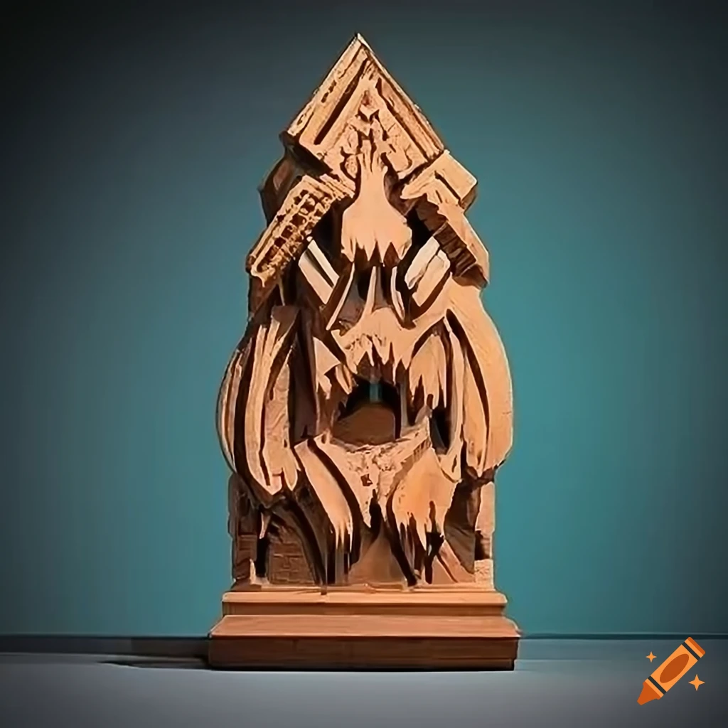 Zelda game sculpture with stunning details on Craiyon