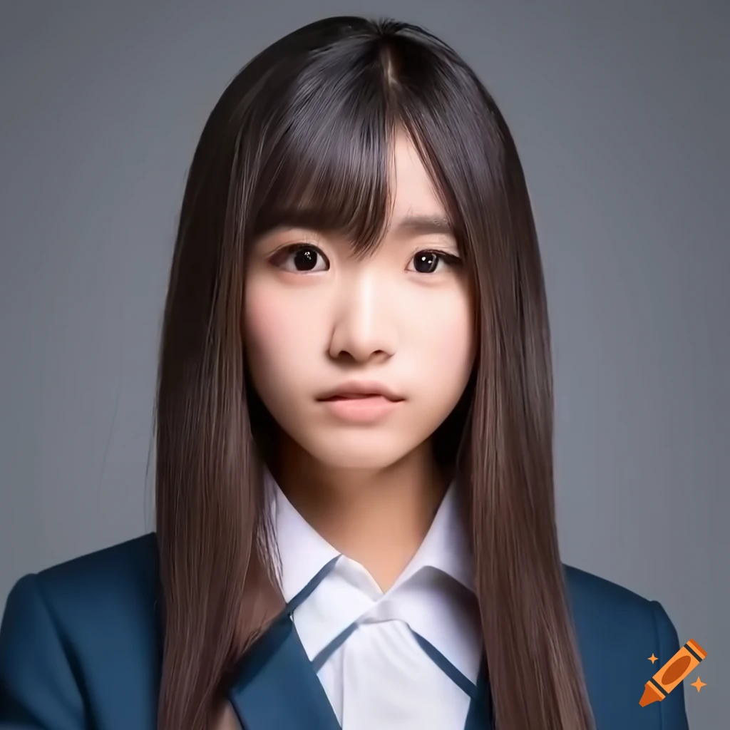 Portrait Of A Cute Japanese Girl In A School Uniform On Craiyon portrait-of-a-cute-japanese-girl-in-a-school-uniform-on-craiyon