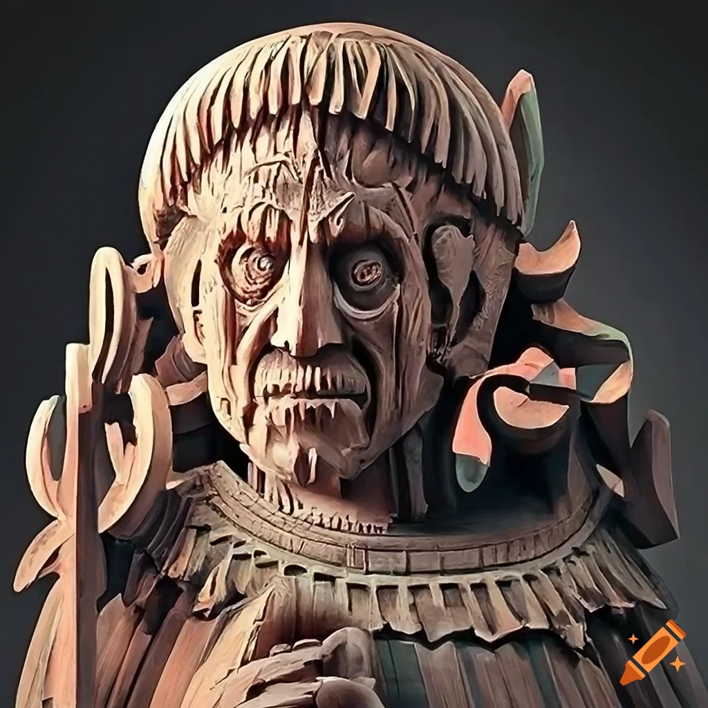 Detailed architectural sculpture in highdefinition on Craiyon