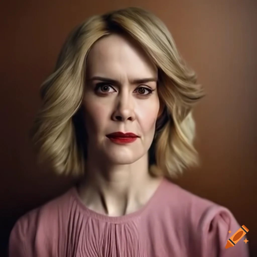 portrait of Sarah Paulson as Lana Winters and Ally