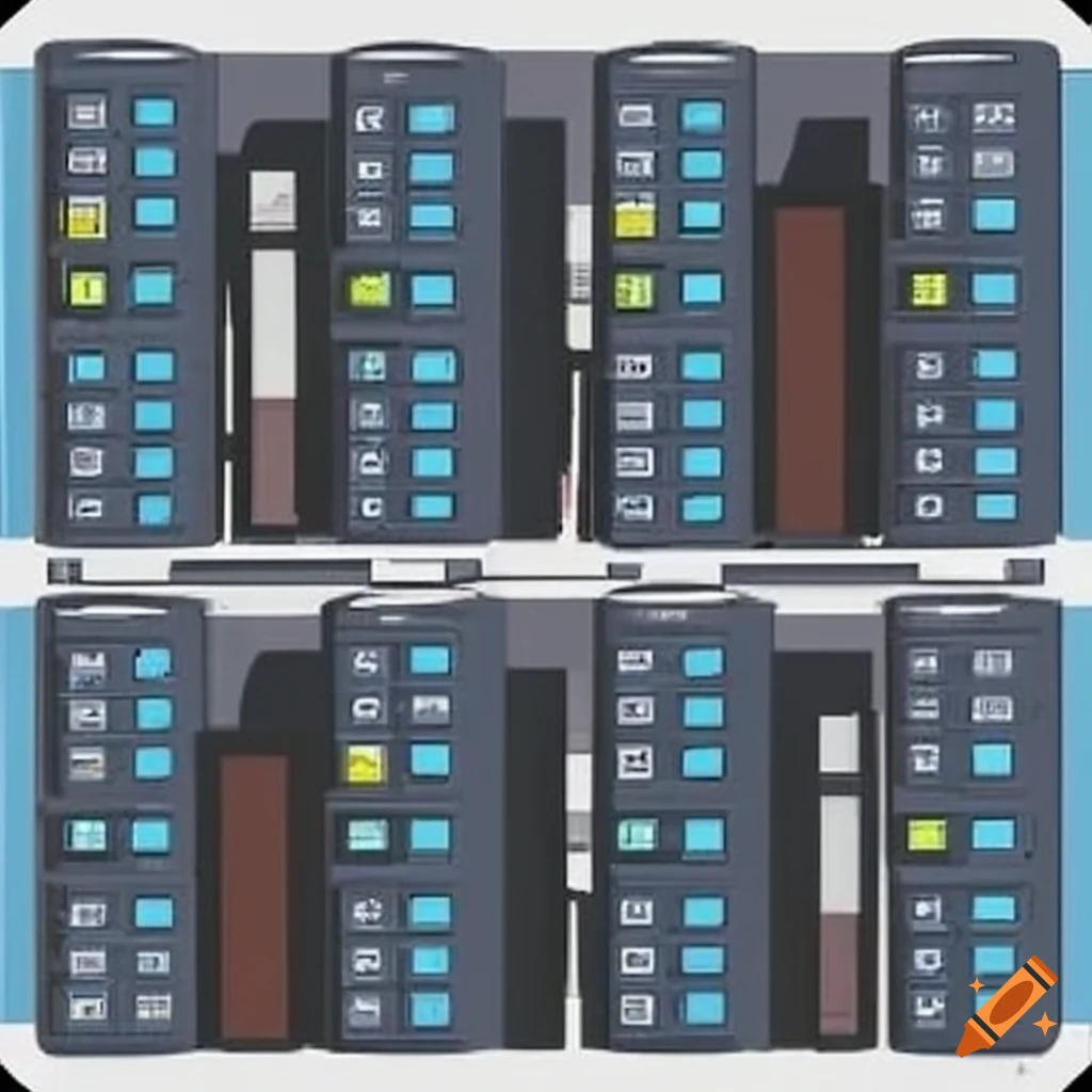 illustration depicting server scaling concept