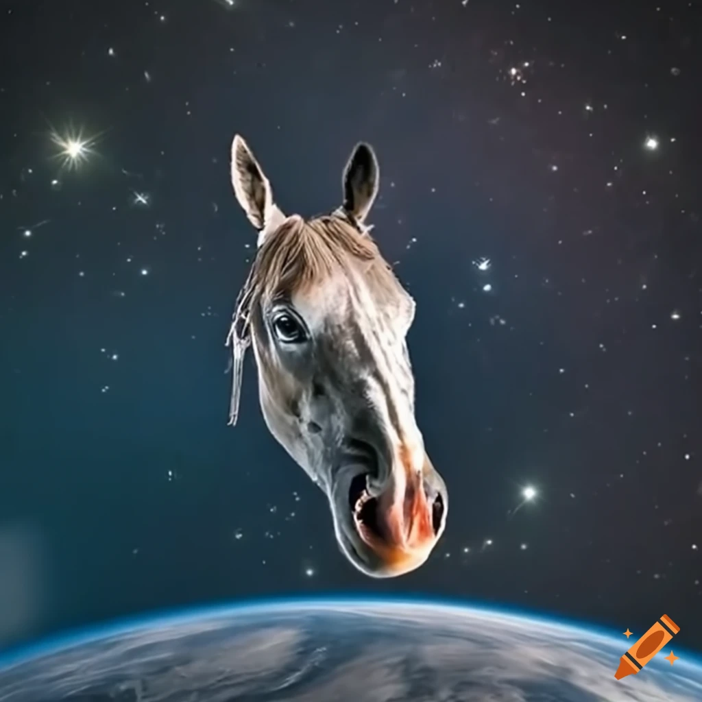 horse on the international space station