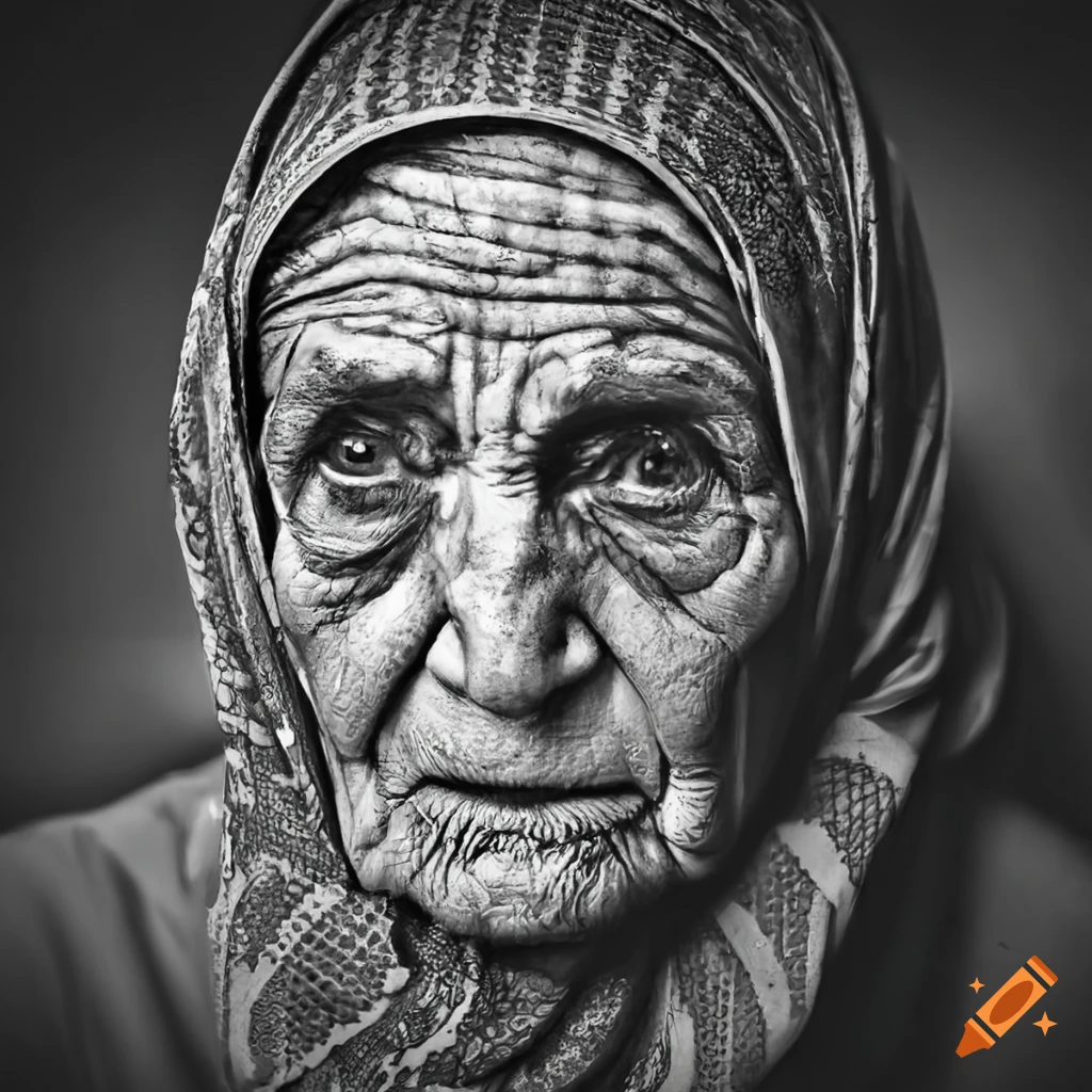photograph of a tearful Palestinian woman