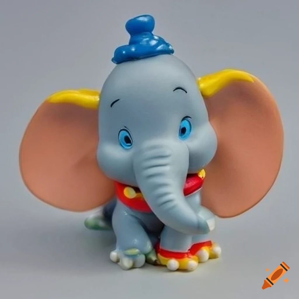 Dumbo cake topper figurine