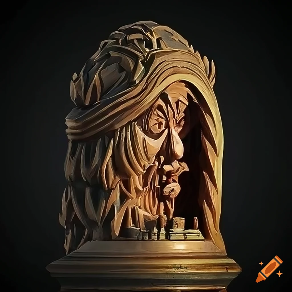 detailed sculpture inspired by Zelda game