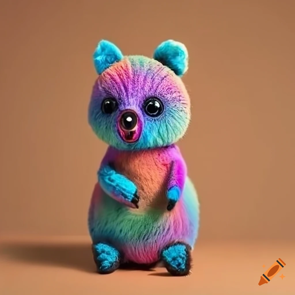 colorful Quokka doll