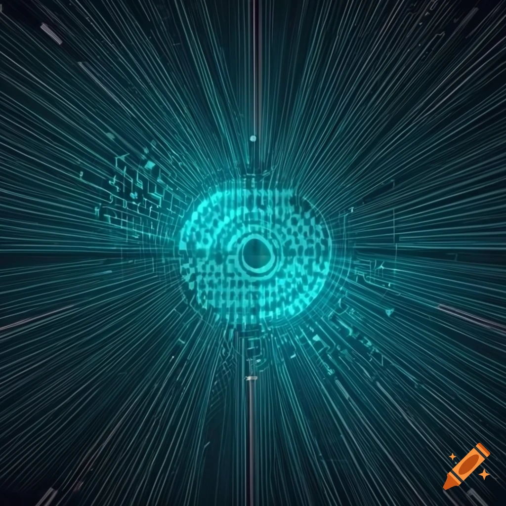 Desktop background with code lines and programming symbols on Craiyon