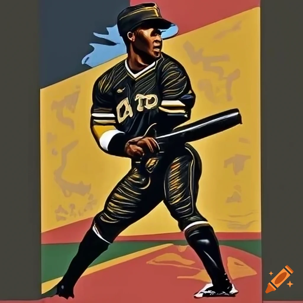 roy-lichtenstein-portrait-of-roberto-clemente-on-craiyon