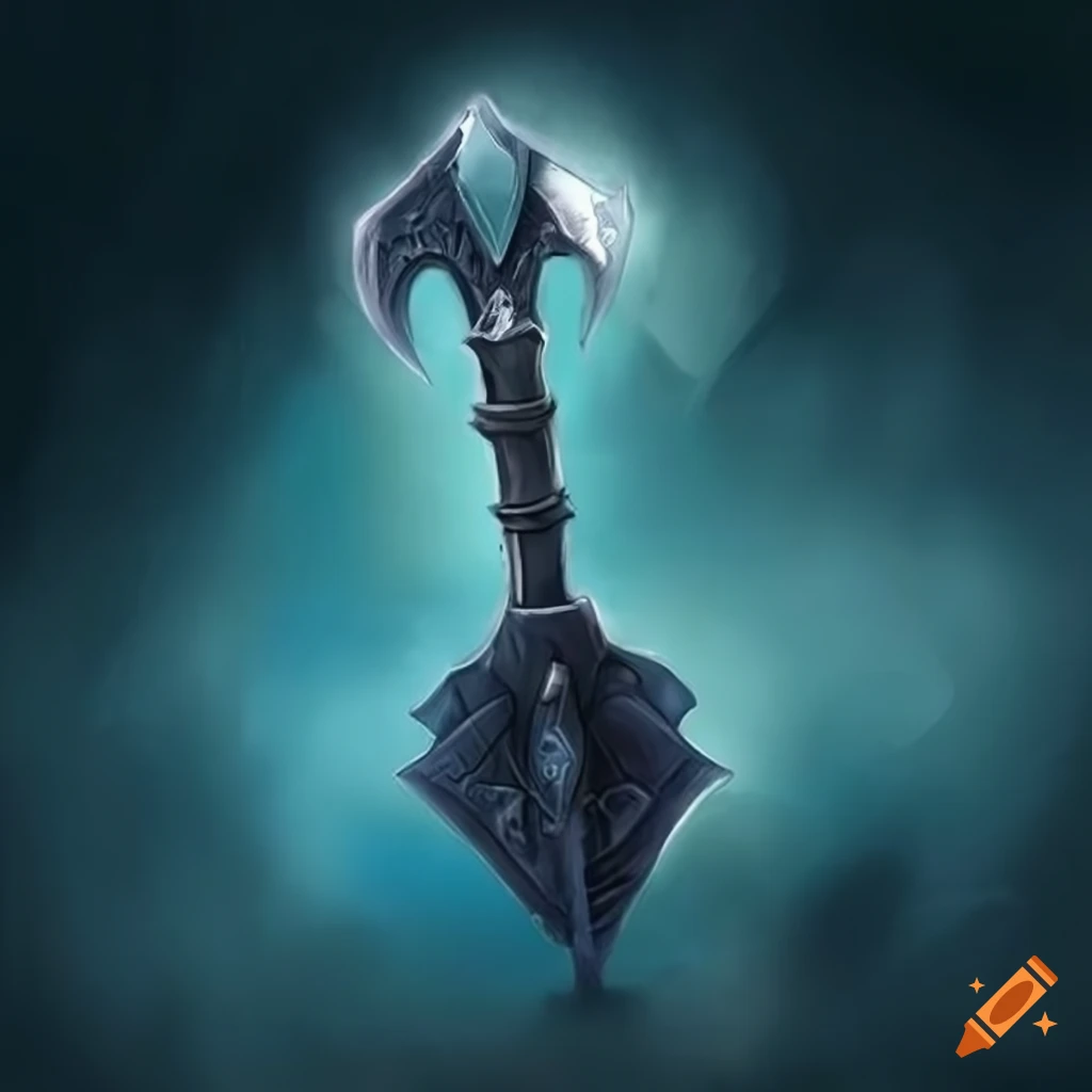 Mystical crystal shovel for dungeons and dragons