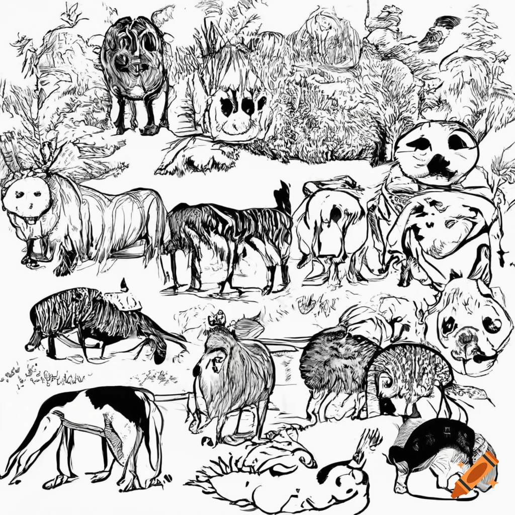 Jungle, Animal, Squirrel, Forest, Raccoon, Drawing, Cartoon, Woodland  transparent background PNG clipart | HiClipart